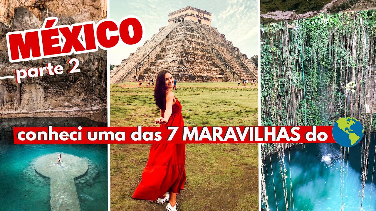 CHICHEN ITZÁ, CENOTES Ik Kil e Suytun e passeio em VALLADOLID | Vlog #2 México
