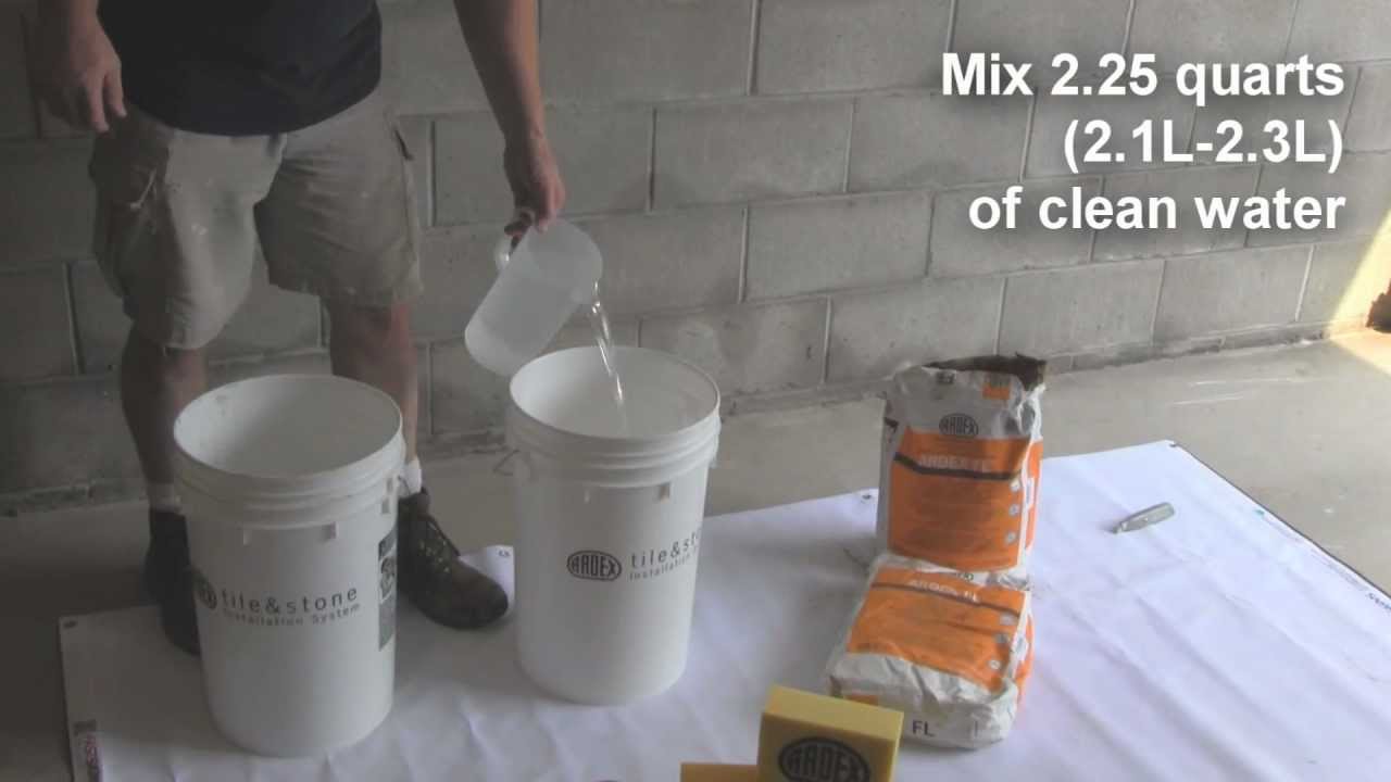 ARDEX FL™ Rapid Set, Flexible, Sanded Grout - Demonstration