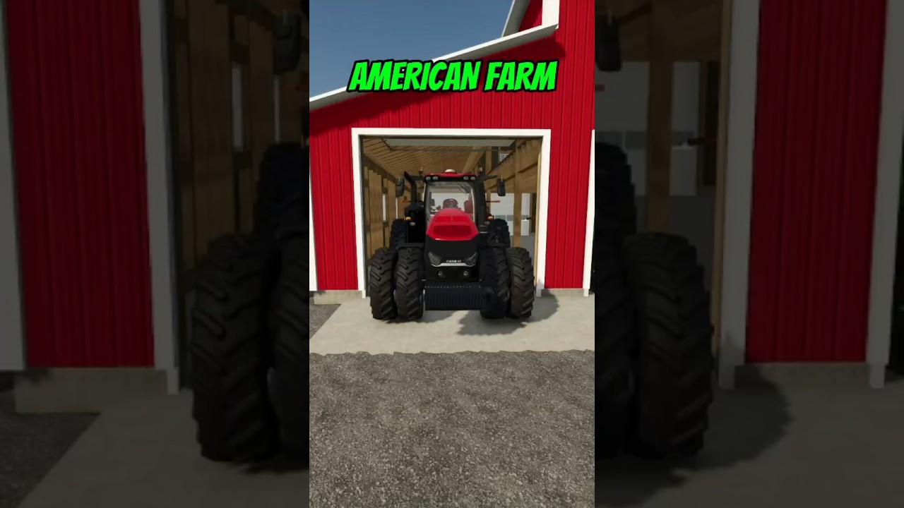 American VS European Farm Comparison FS25