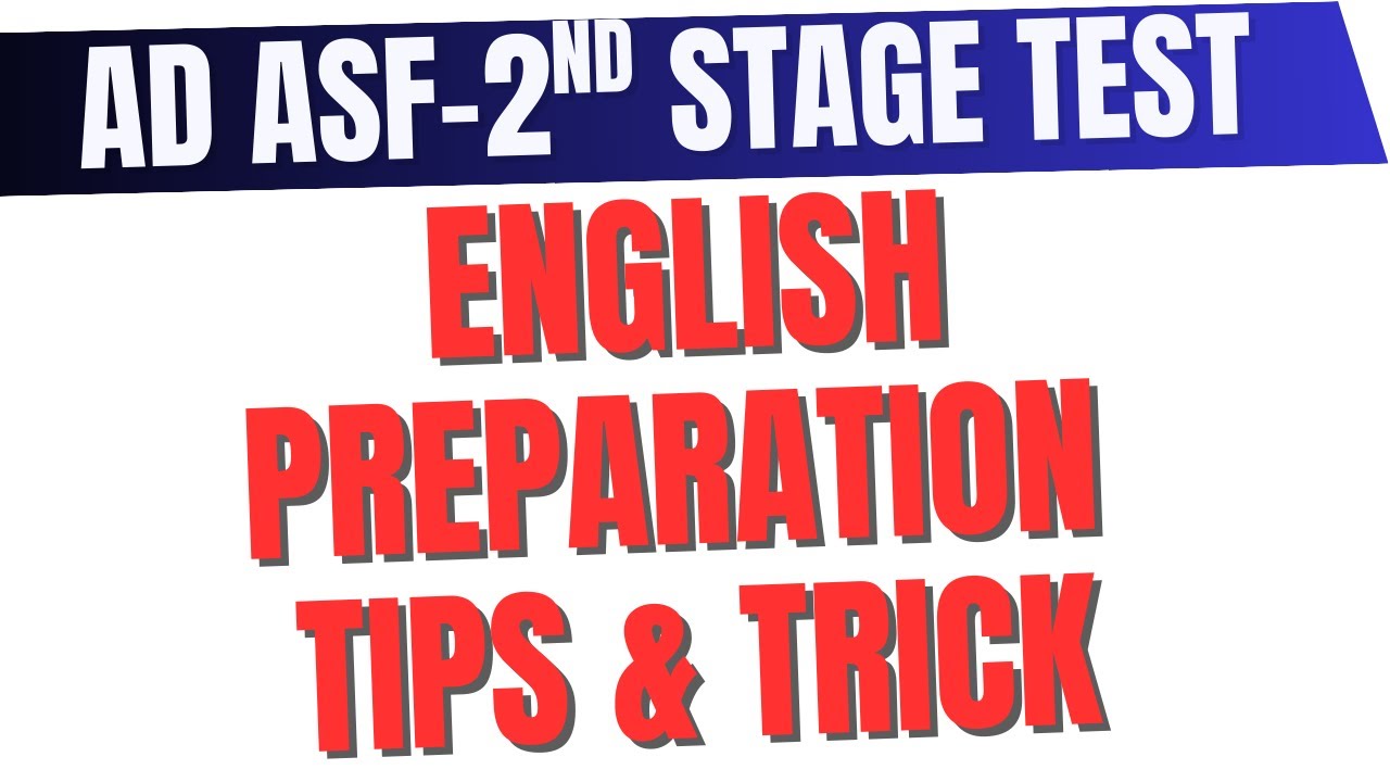 Assistant Director ASF English Part Preparation Tips and Tricks, Guidelines II Recommended Books