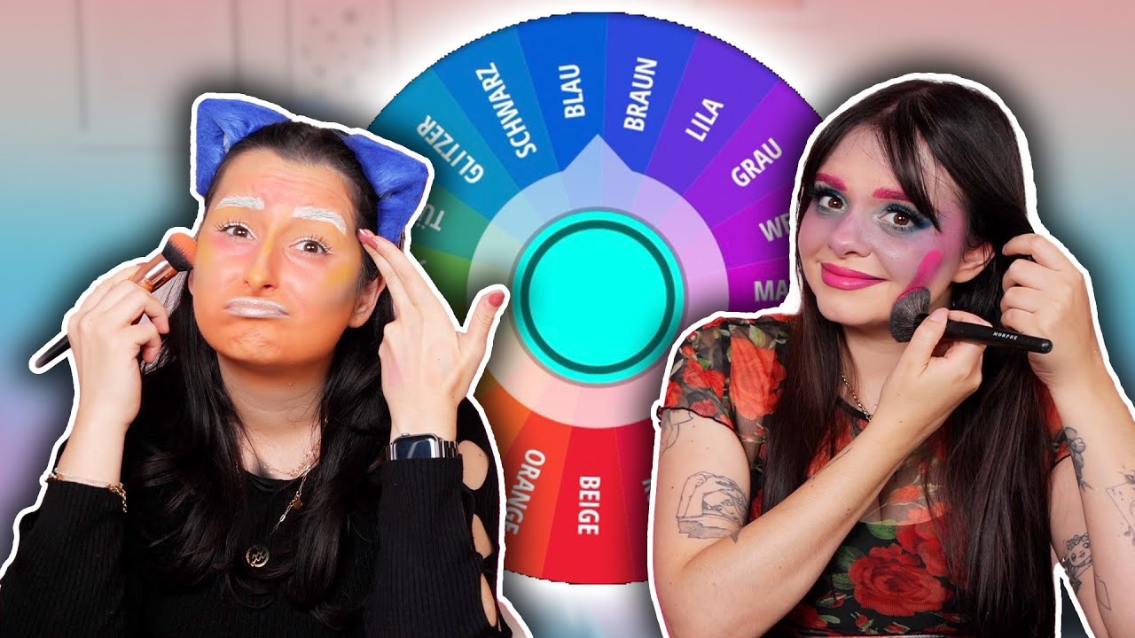 MAKEUP ROULETTE mit FARBEN! 🌈 😭