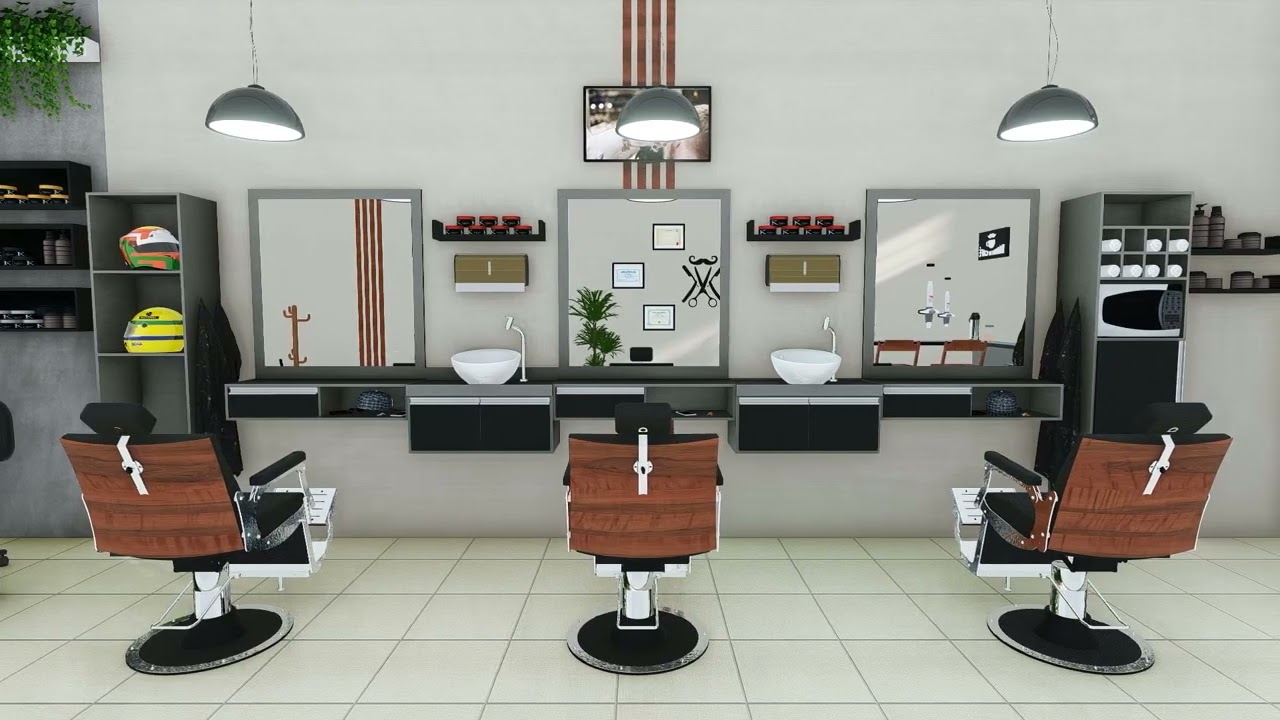 Design 3d Barbearia Rafael