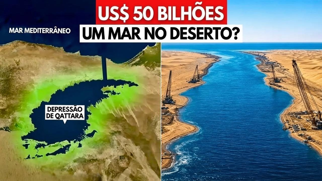O plano maluco do Egito: construir um mar em pleno deserto!