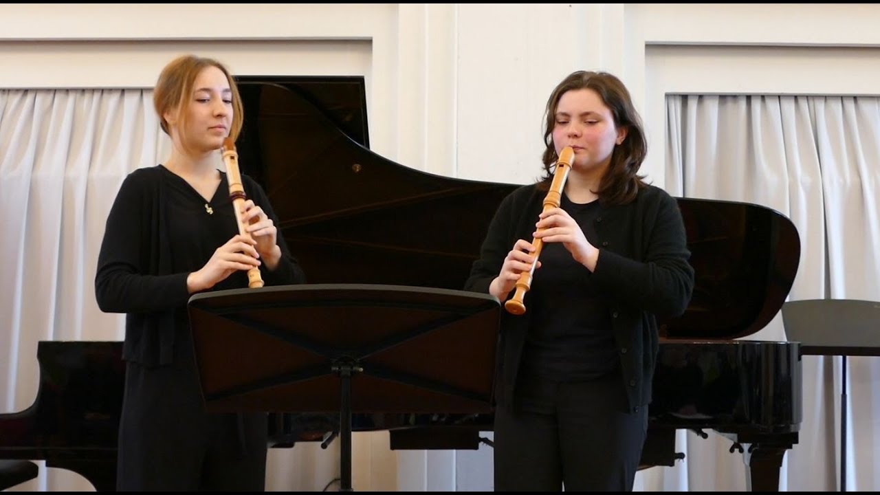 Telemann Duo Sonate Nr 5 d-Moll, 4. Satz Allegro