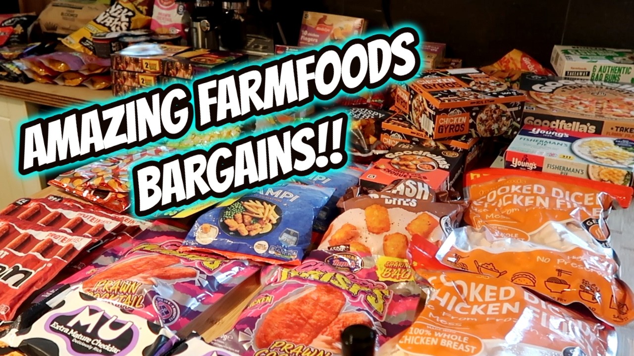 Покупка продуктов в Farmfoods для семьи из 5 человек | Бюджетные покупки в Великобритании 🇬🇧