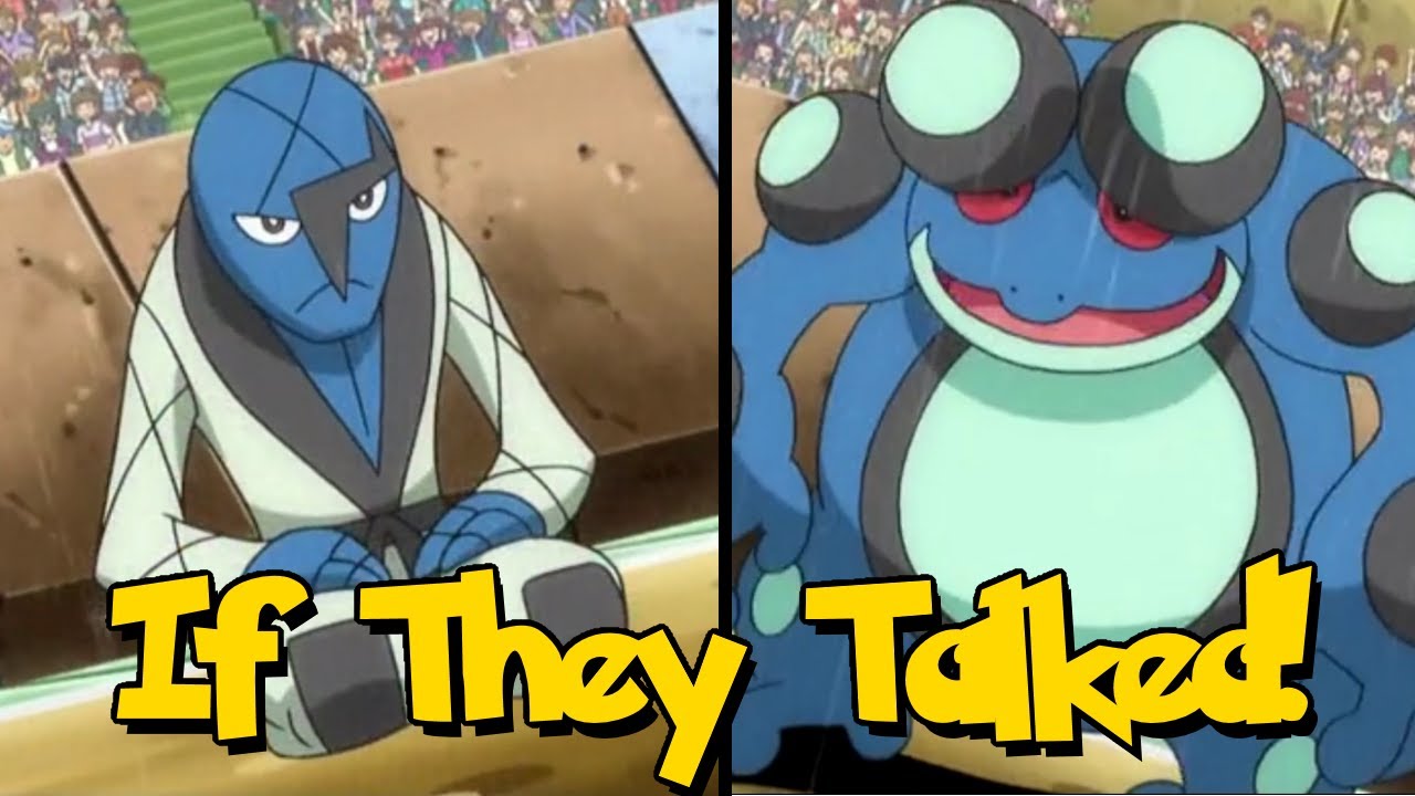 IF POK&Eacute;MON TALKED: Sawk vs. Seismitoad