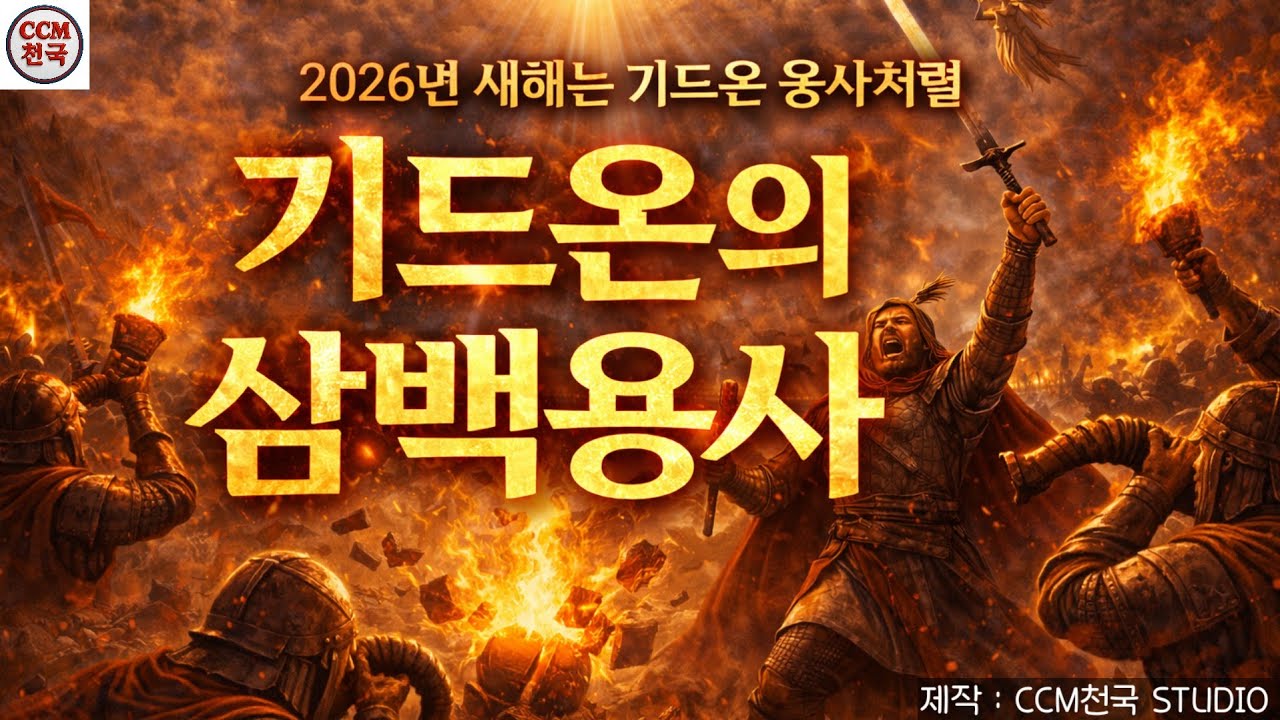 [CCM천국] 기드온의 삼백용사 | 2026 비전을 주는 CCM | 전쟁은 여호와께 속하였도다 | #기드온의삼백용사#2026새해찬양#전쟁은여호와께속하였도다#CCM#새해비전찬양
