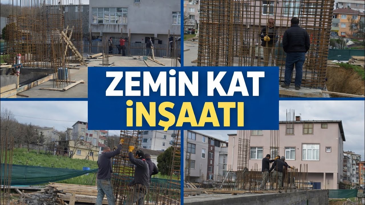 ZEMİN KATIN İŞLERİNE DEVAM-İNŞAAT VLOG