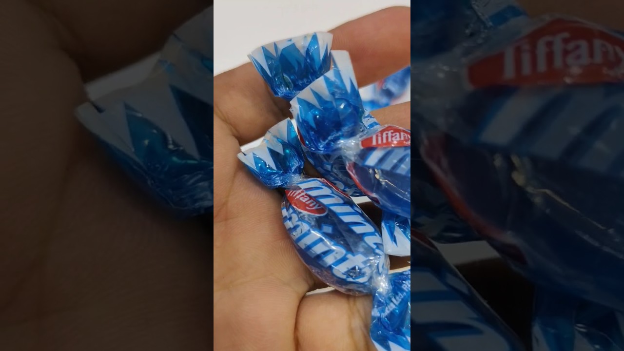 🌀Tiffany Mint Flavor Candy 🍬🍭#trending #satisfying #asmr #viral