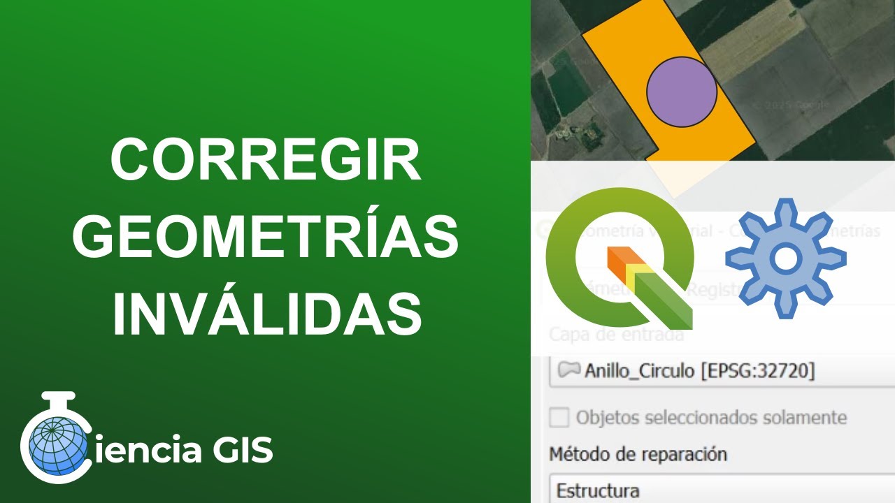 Corregir Geometrías Inválidas en QGIS