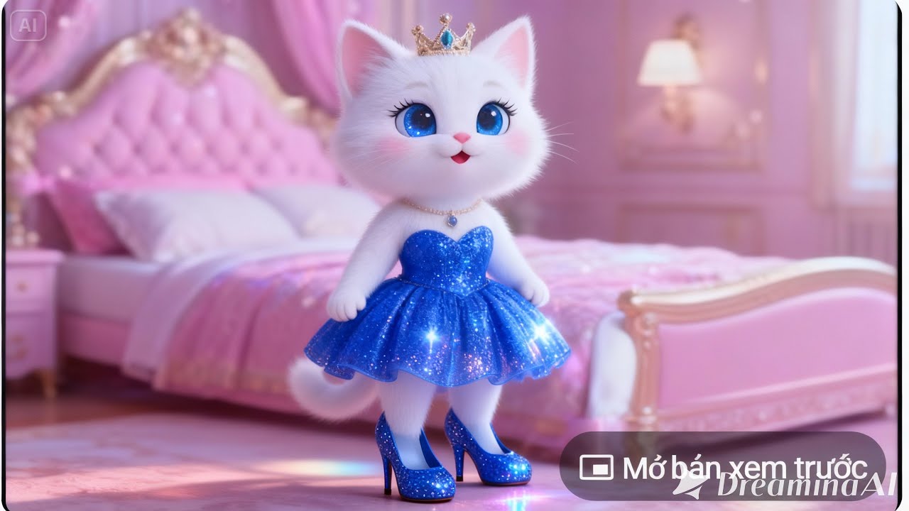 Cute Kitten Try Makeup for the First Time to Join the Ballet Show and Becomes a Star 🌟💄🐾