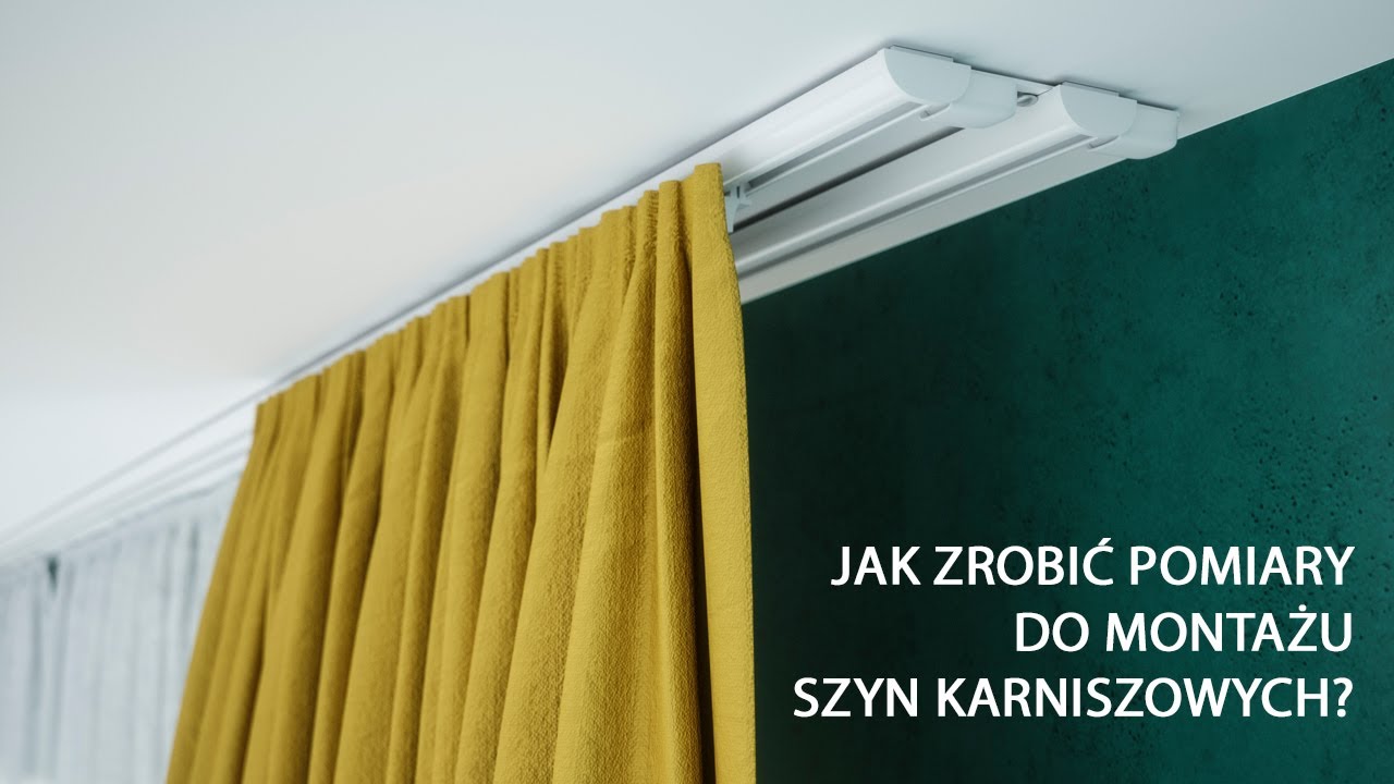 Jaka powinna być odległość szyn karniszowych od ściany - montaż szyn karniszowych sufitowych