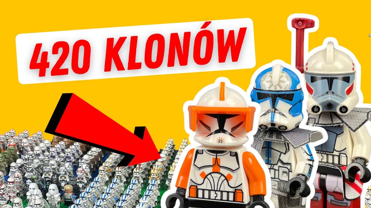 Moja wielka armia LEGO klonów🫡