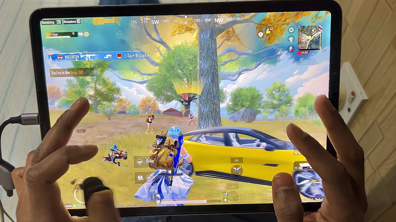 Are They Blind? 😳 6 Finger iPad Pro Handcam | Insane Solo vs Squad Clutch 🔥PUBG Mobile / BGMI 