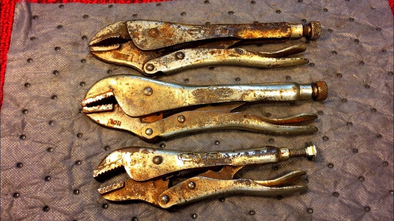 Restoration of 3 VISE GRIPS...