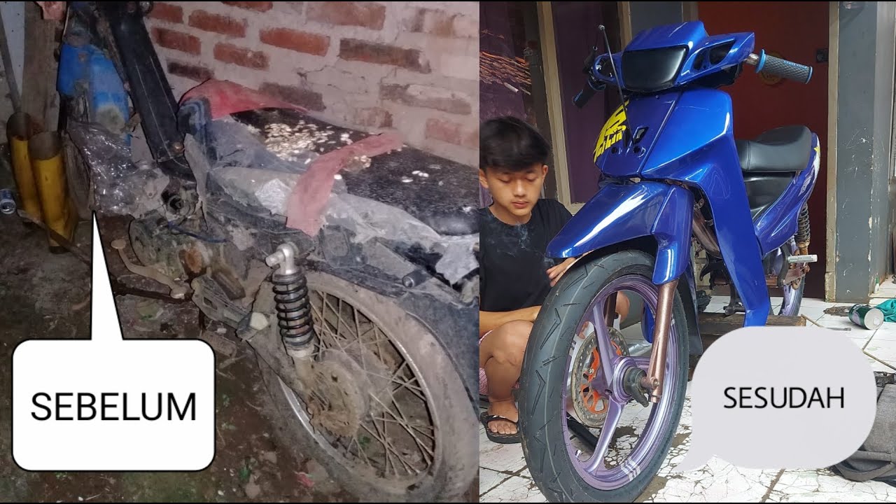 HASIL RESTORASI VEGA R LAMA TERTIDUR PULAS MODIFIKASI ROAD RACE PART 2