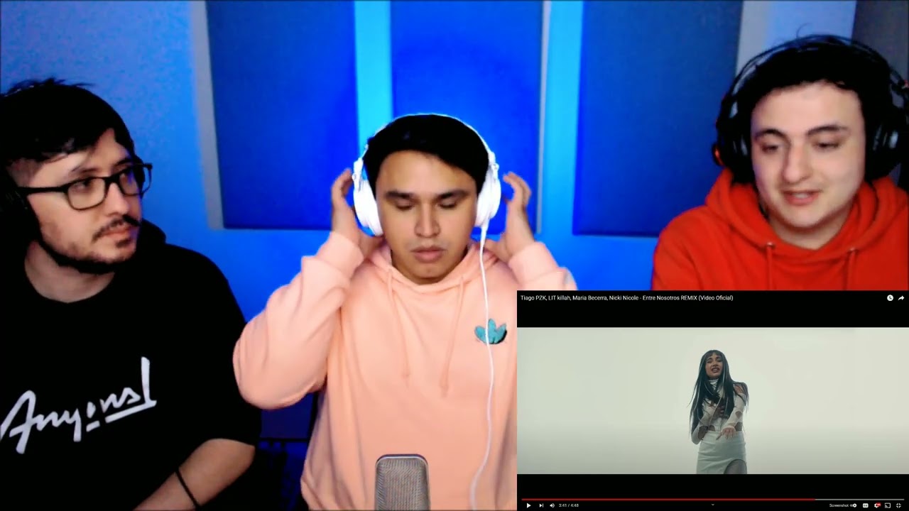 [Reacción 2.0] Tiago PZK, LIT killah, Maria Becerra, Nicki Nicole - Entre Nosotros REMIX | 🔴