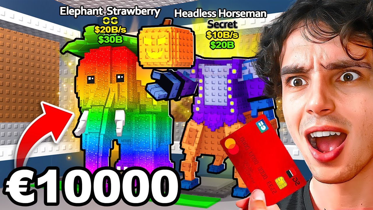 J’AI ACHETÉ 10’000€ UN COMPTE MYSTÈRE SUR STEAL A BRAINROT !! 
