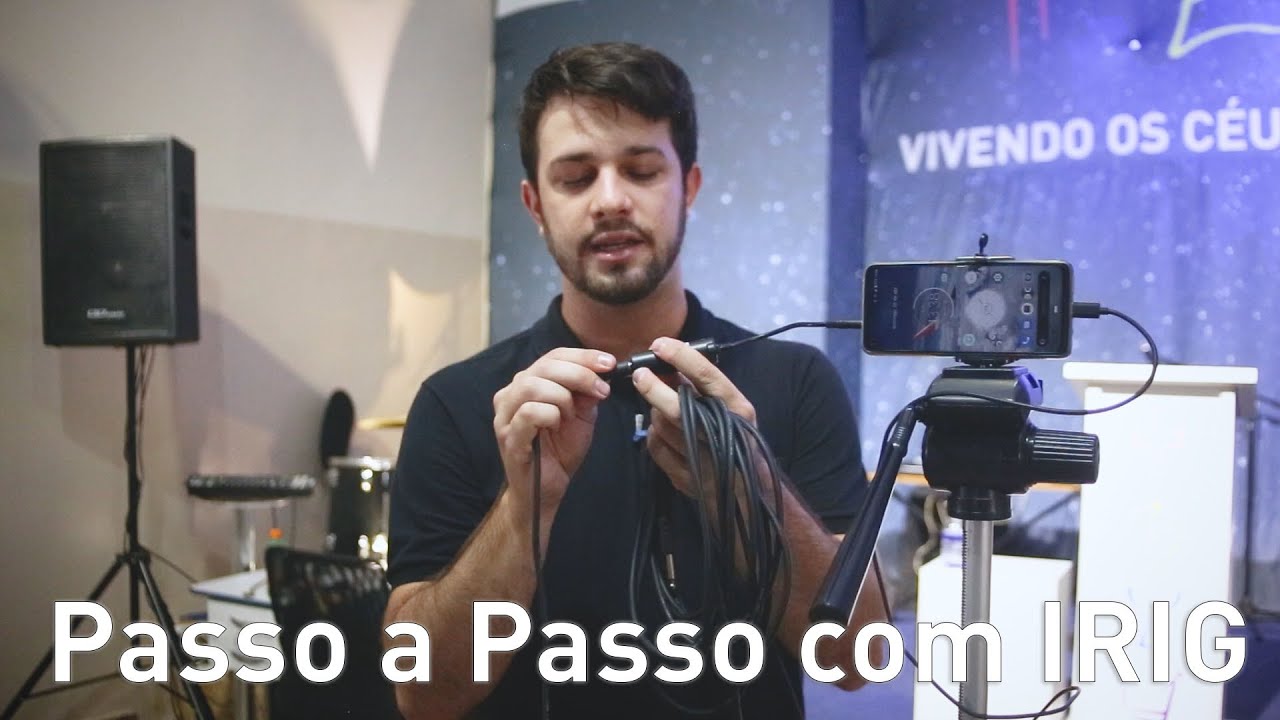 Passo a Passo com IRIG | Transmissão no Celular com Áudio da Mesa de Som | #ThiSouzaAudiovisual