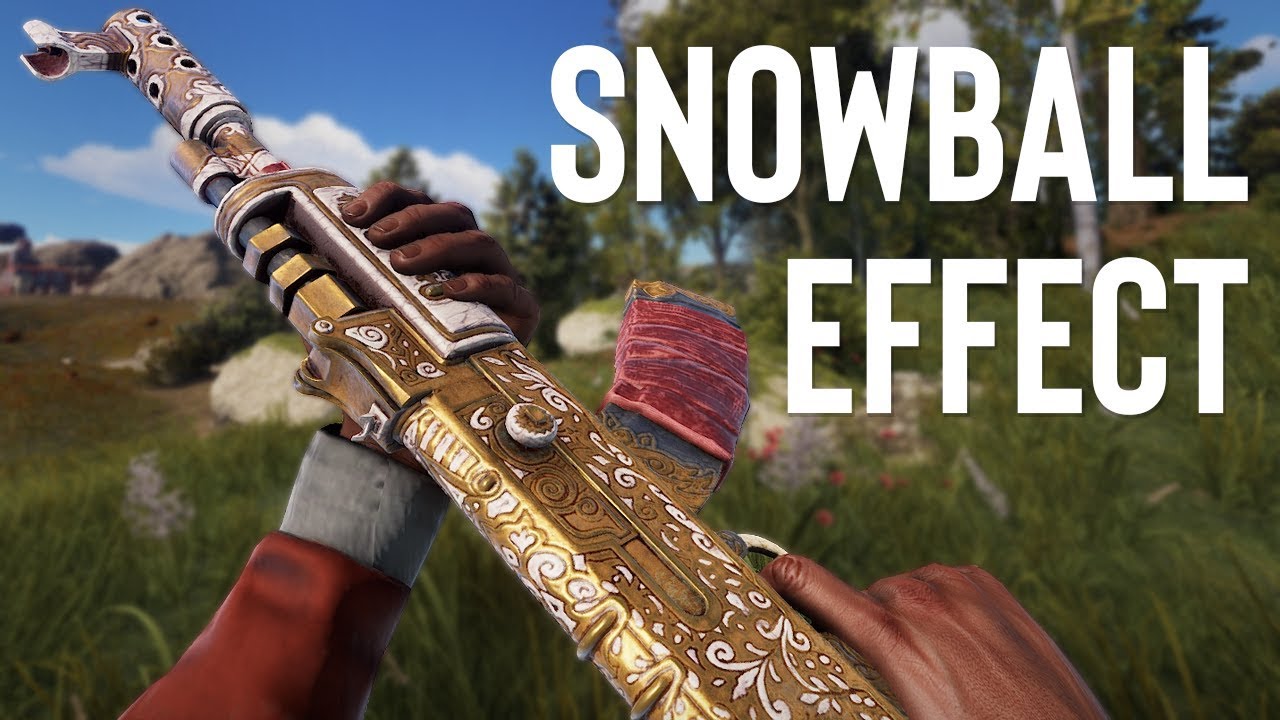 MY GREATEST SNOWBALL! - Rust Survival Gameplay