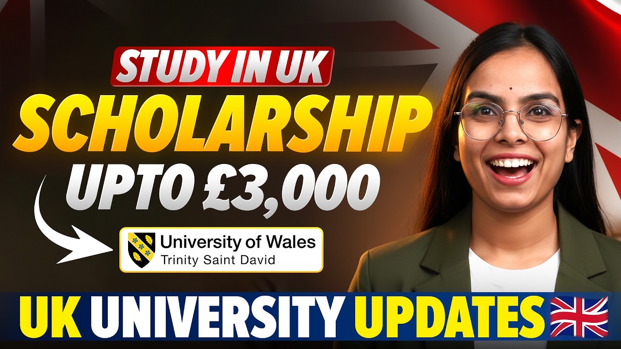 Get £3,000 Scholarship In UK 2026: May Intake 2026 | Without IELTS | Study In UK