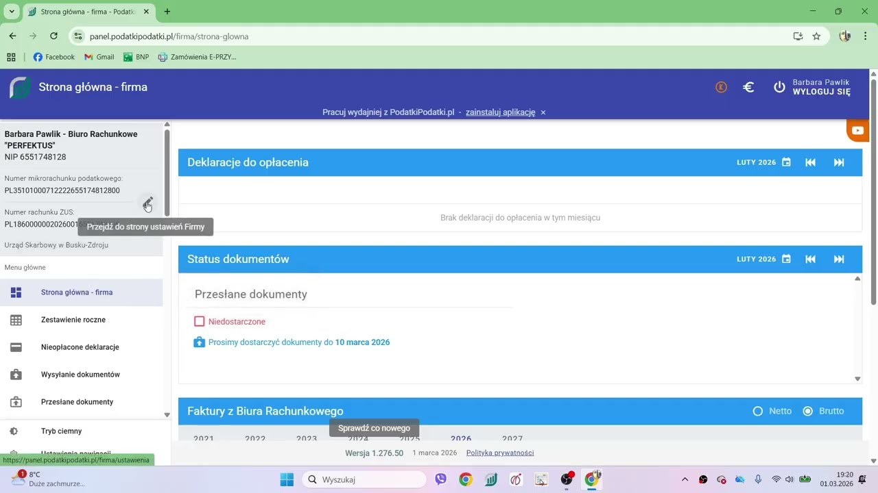 Wystawianie i wysyłanie faktur sprzedażowych do KSeF w programie PODATKIPODATKI.PL