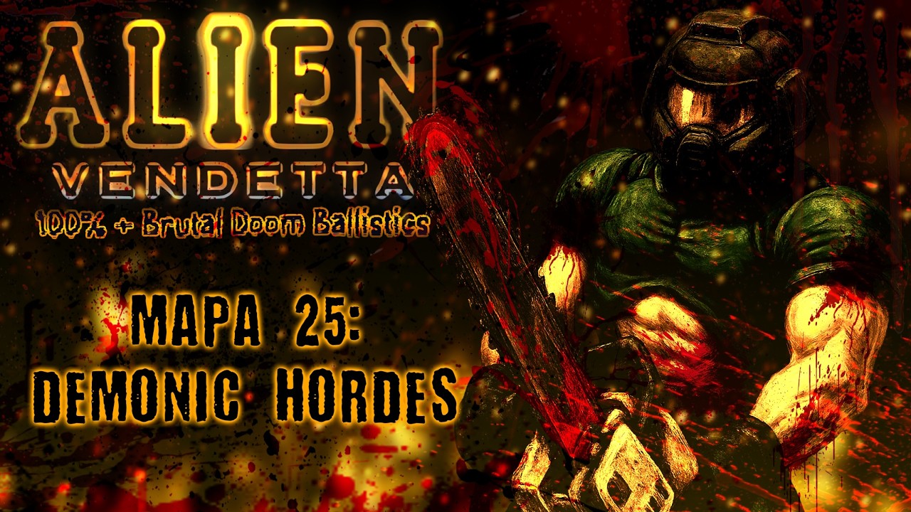 E você reclamando do Plutonia... - MAPA 25 100% [Alien Vendetta]