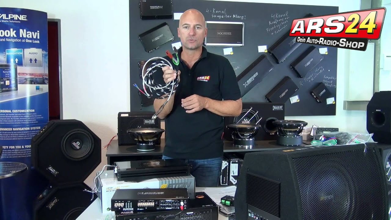 High-Low-Adapter I Tutorial I Werksradio behalten und Subwoofer anschließen I ARS24