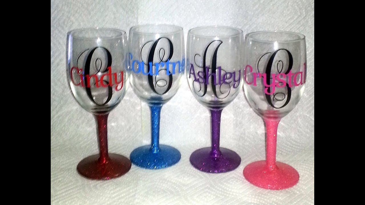 personalized wine glasses