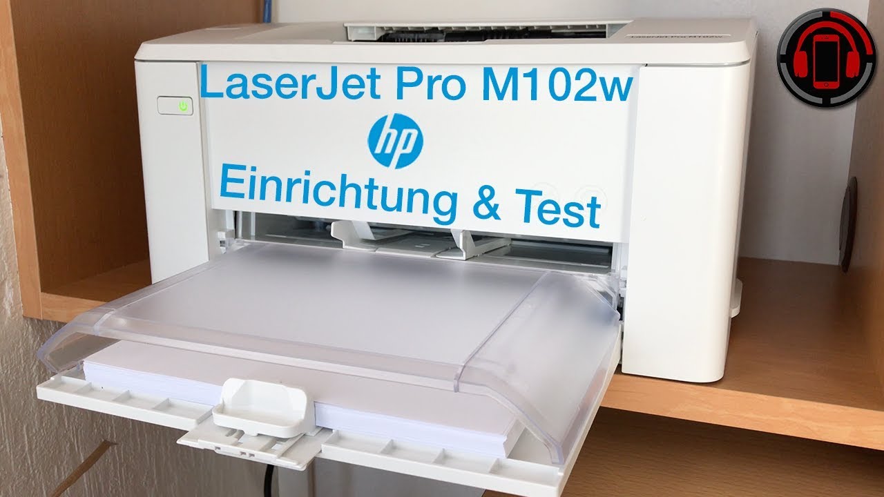 HP LaserJet Pro M102w - AirPrint Laserdrucker im Test [Deutsch/German]