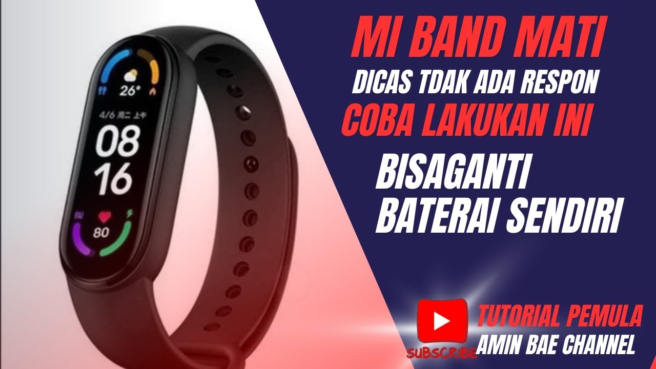 Bongkar Baterai Mi Band 6