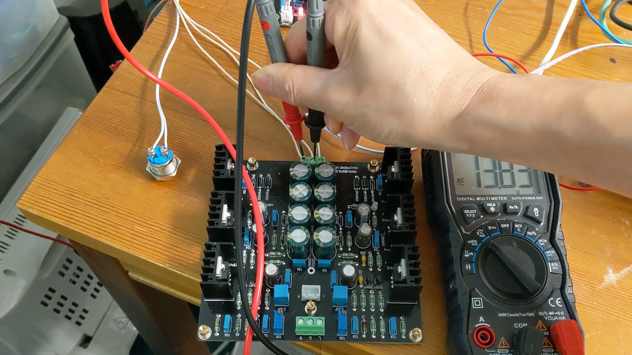 Power-on JLH 1969 pre-amplifier board - Part 1