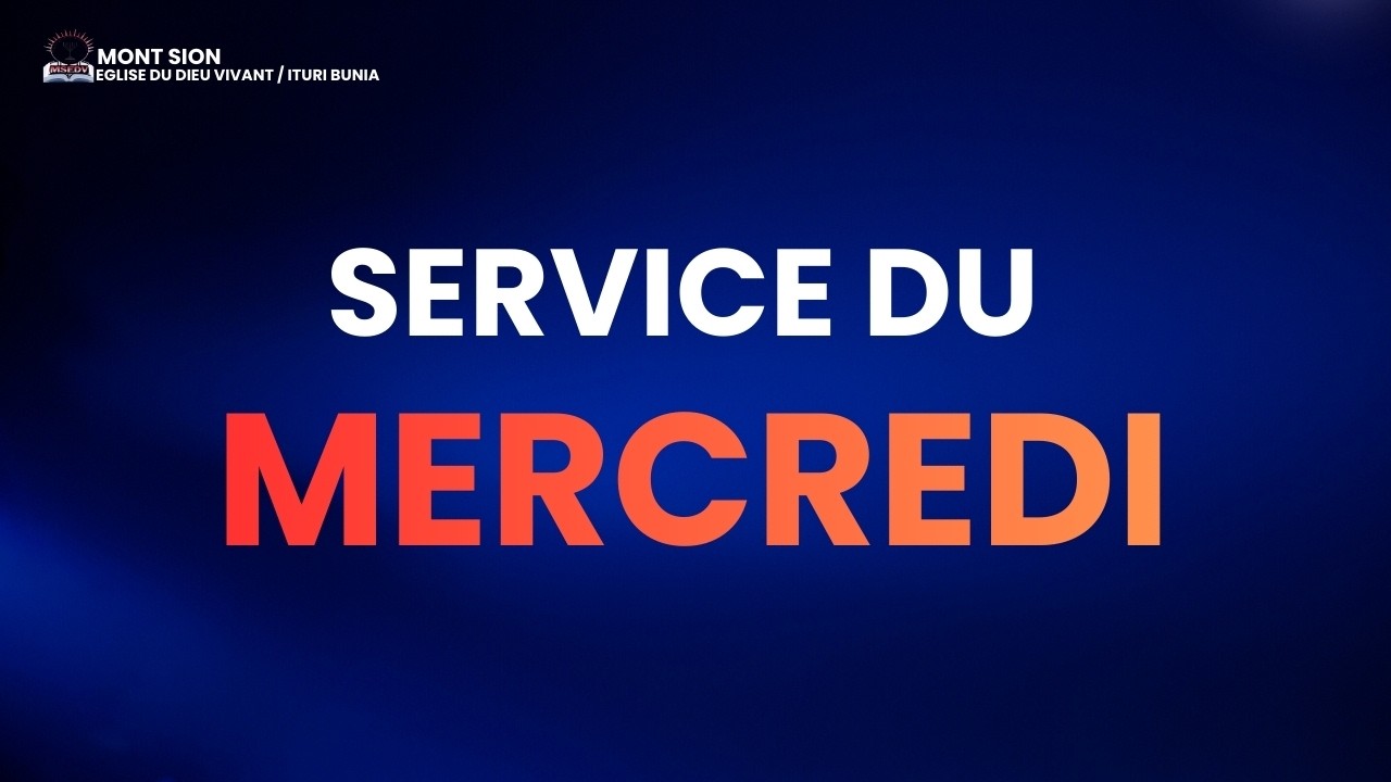 SERVICE DU MERCREDI LE 04 MARS 2026  AVEC LE PROPHÈTE AIMÉ TIMOTHÉE.