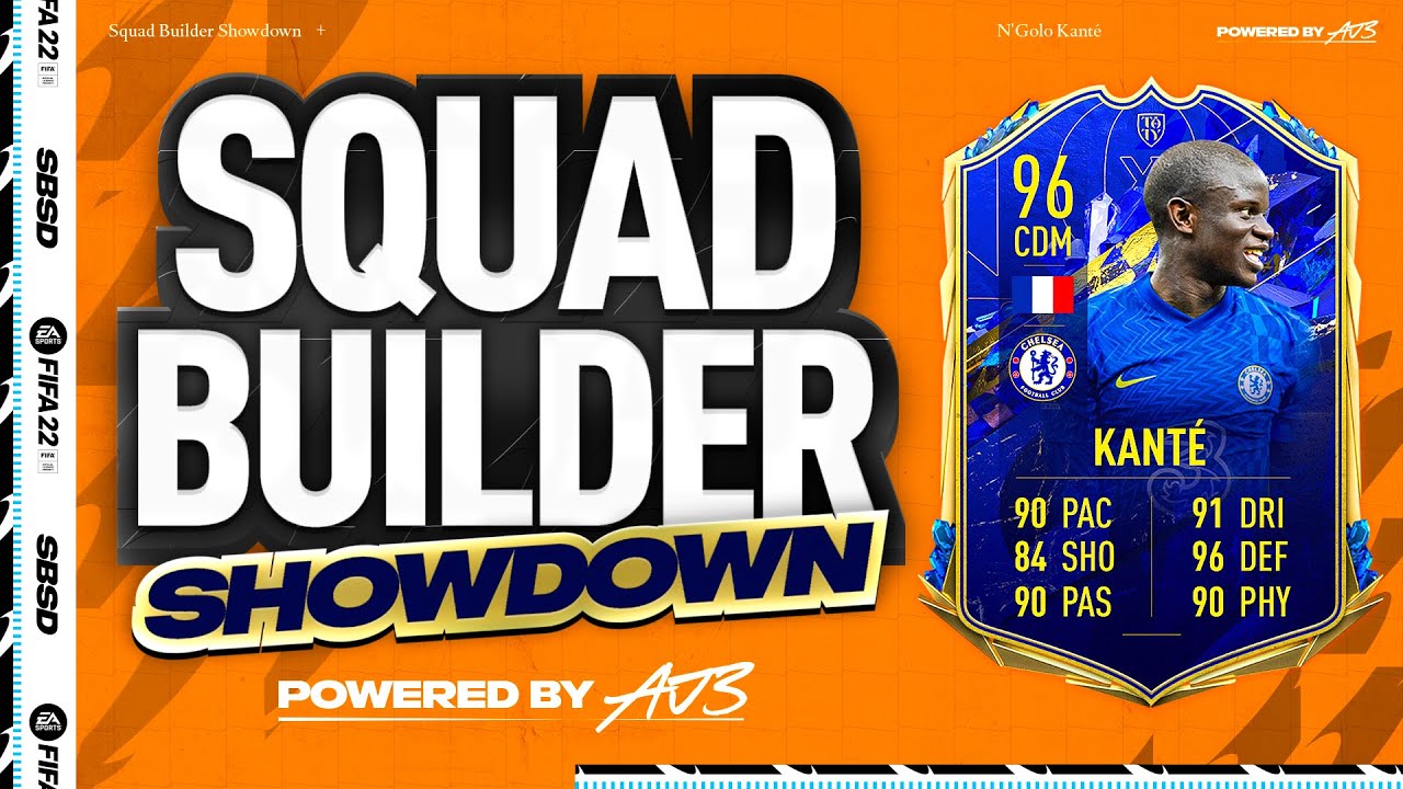 Fifa 22 Squad Builder Showdown!!! TEAM OF THE YEAR KANTE vs Itani