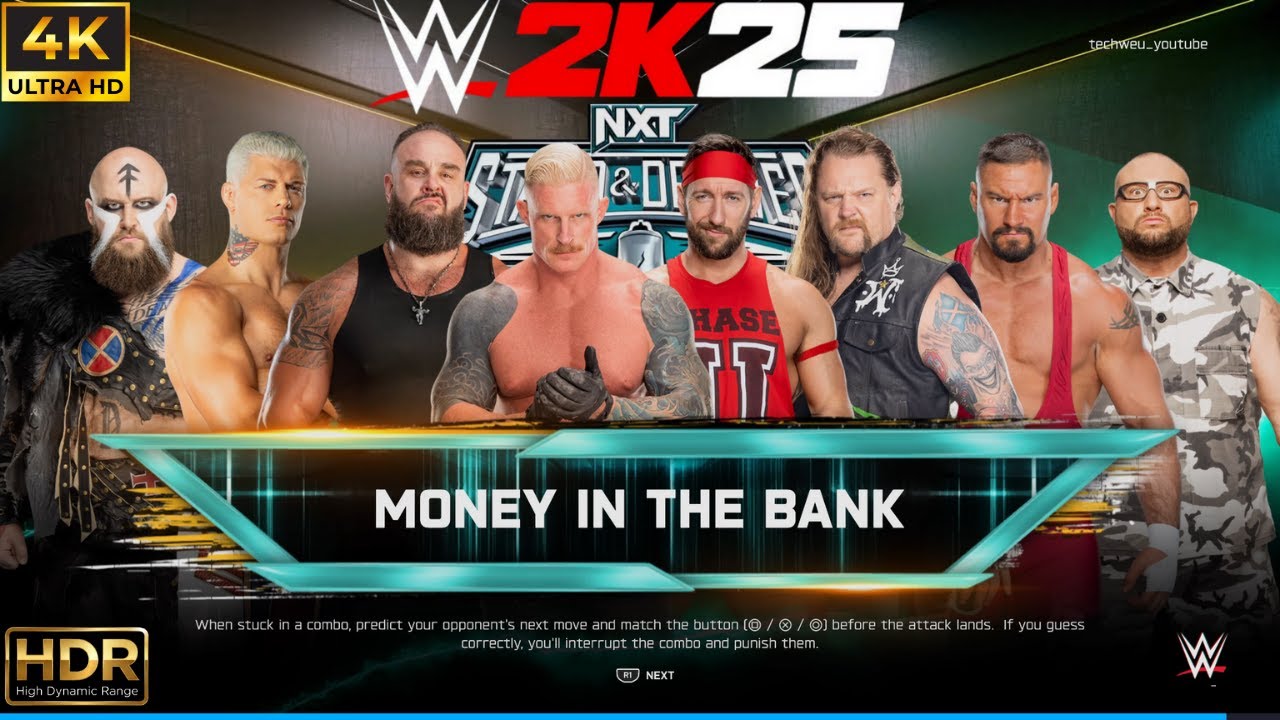 Who will Win? | Money In The Bank 💼 NXT Special | No Commentary | WWE 2K25 4K HDR