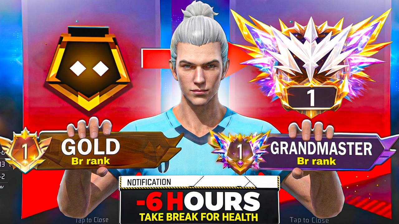 Pushing Gold to Grandmaster Region Top 1 in BR Rank 🔥 - Alone x Vashu