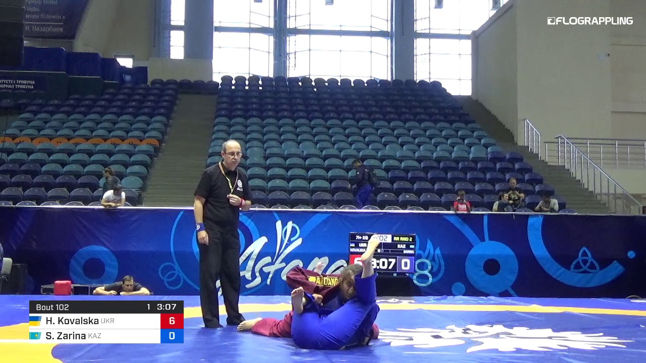 Round 3 ♀GPGI - +71 kg: S. ZARINA (KAZ) v. H. KOVALSKA (UKR)