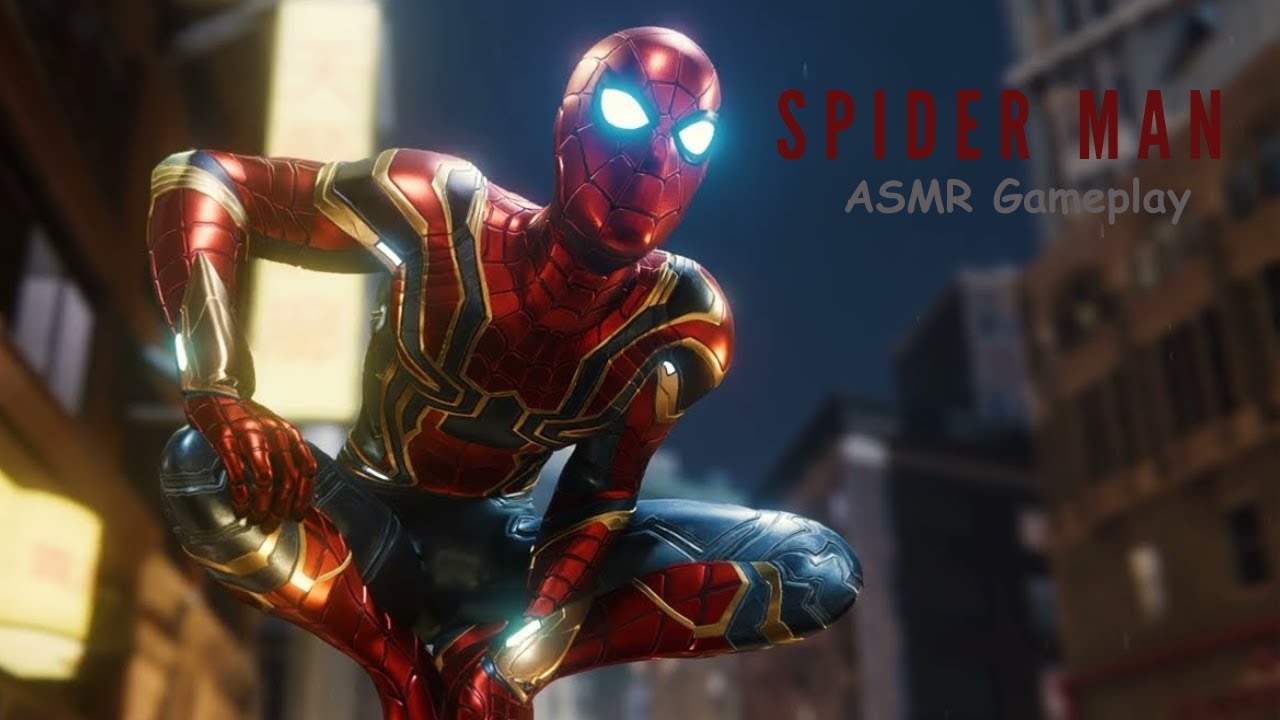 Swinging around in Marvel's Spider Man Remastered (ASMR)