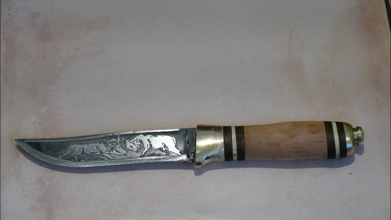 Messer aus einer  Feile/Нож из напильника/ Knife from a file/Couteau à partir d'un fichier