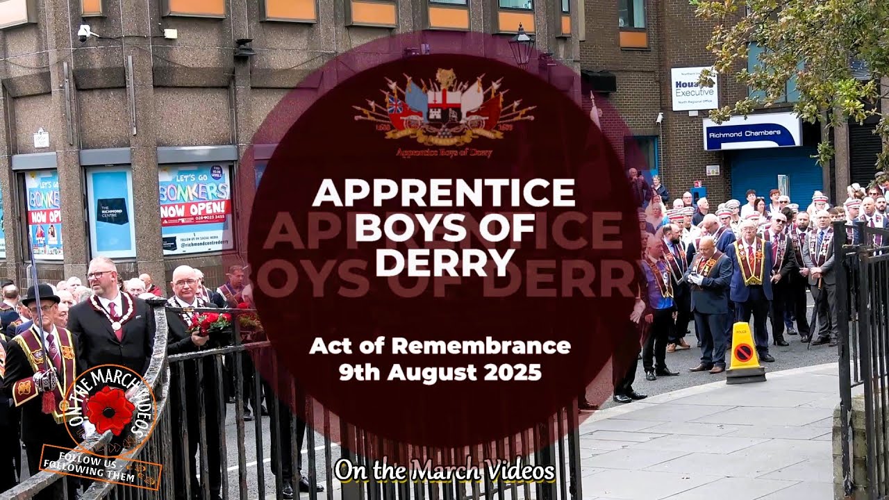 ABOD (Act of Remembrance) Diamond. Londonderry. 9th August 2025