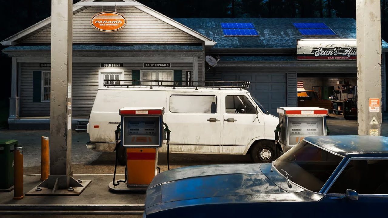주유소에서 마감 업무를 하는 게임 (Before Exit: Gas Station)