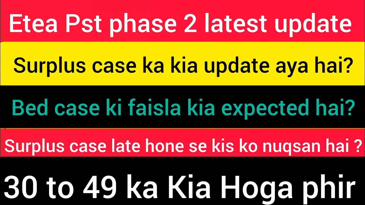 KPK Teaching Jobs Big Update 2026 |Surplus case Aur Bed case ke New update kia hai?|surplus case