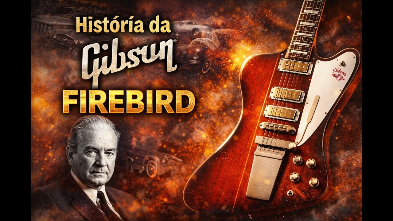 A História da Gibson Firebird — A Gibson Mais Ousada Já Criada