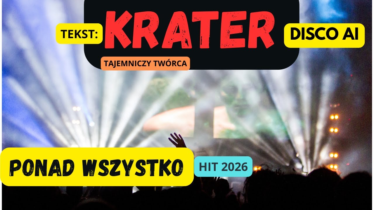 KRATER – Ponad wszystko (Official Video) | Disco AI 2026 | Nowy twórca