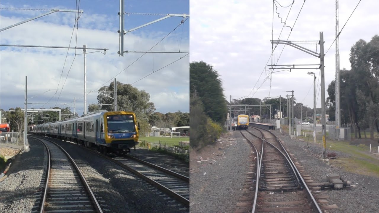 Driver's Express view Hurstbridge -  Watsonia with Recent Crossing Removals