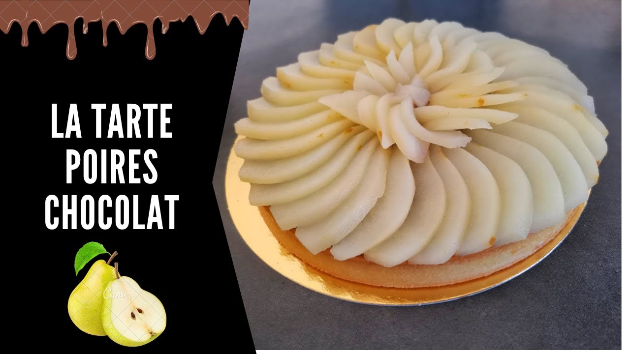 La tarte poire chocolat