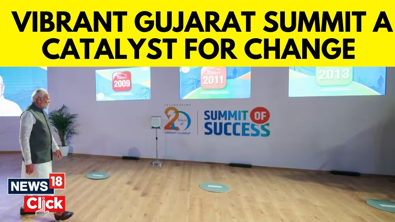 PM Modi In Gujarat | Vibrant Gujarat Global Summit Marks 20 Years | Gujarat News | N18V | News18