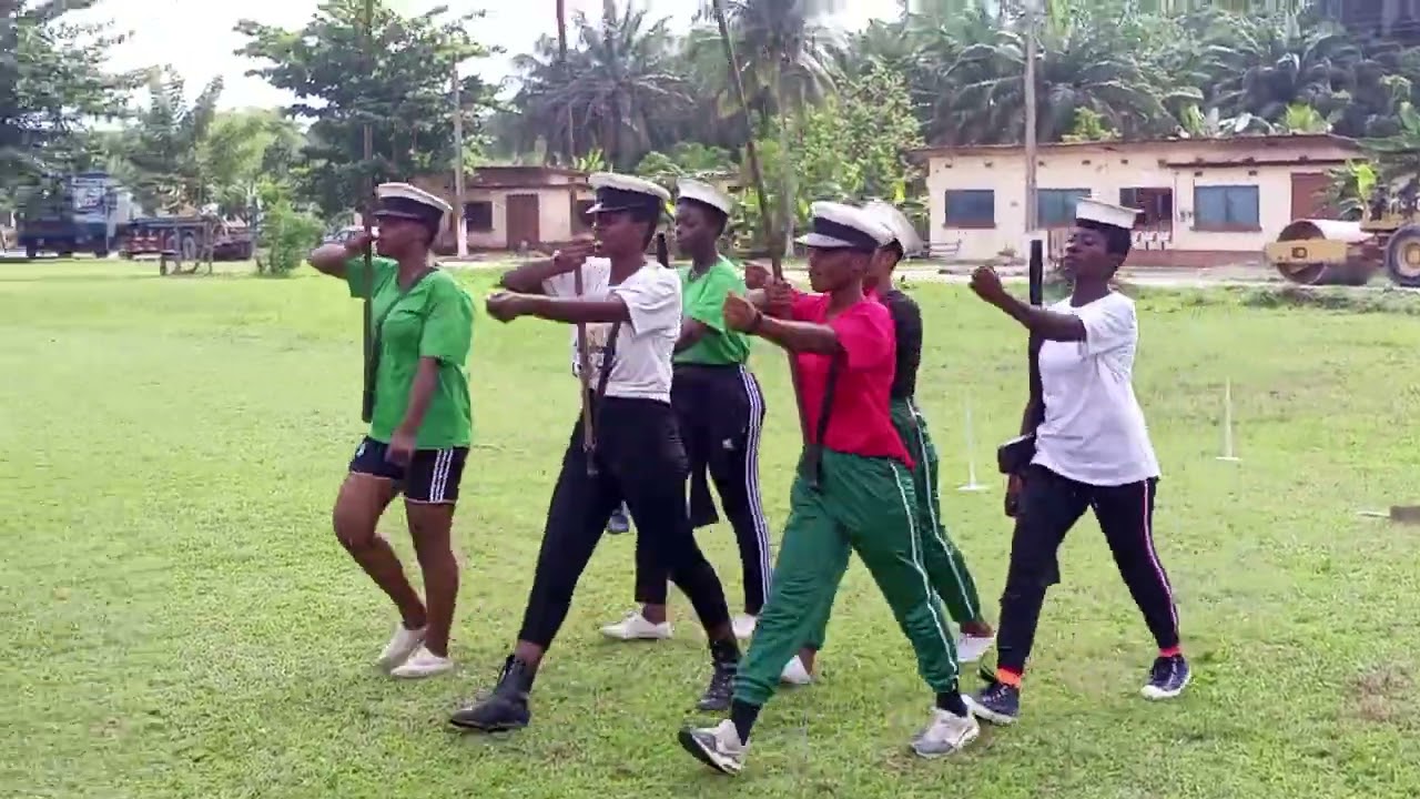 TARKWA SHS 60th ANNIVERSARY CADET PARADE FORM UP TRAINING (TARSCO NAVAL CADET CORPS)