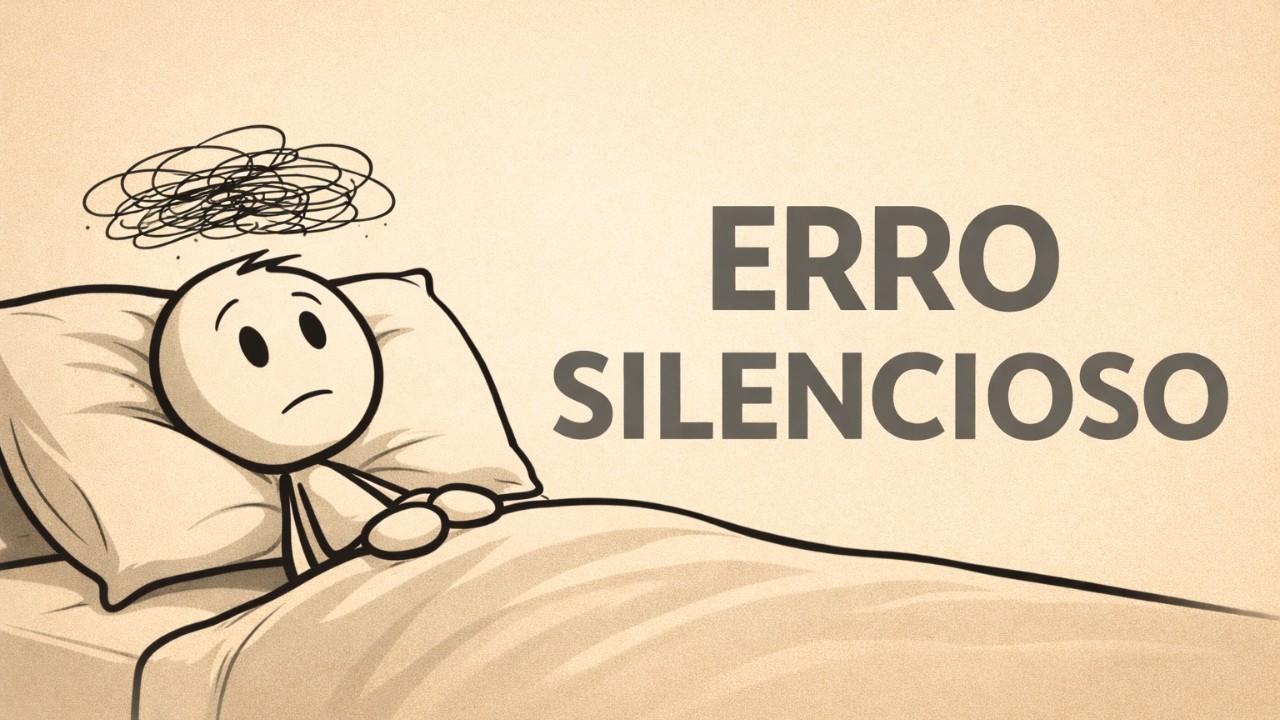 O ERRO que você comete à noite e não deixa sua mente descansar