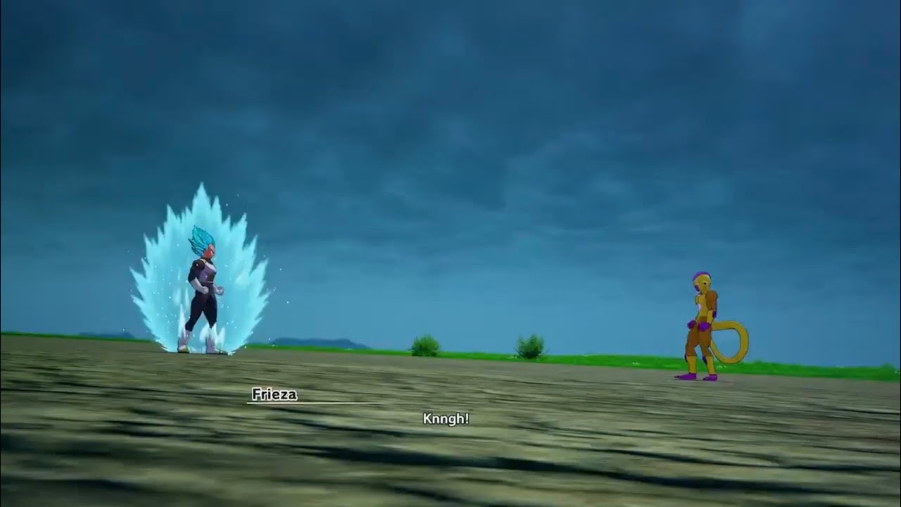 Dragon Ball Z: Kakarot SSGSS Vegeta vs Golden Frieza Gameplay
